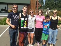 Familientreffen in Beaune bei McDonalds