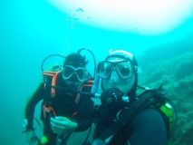 Wie in jedem Urlaub - das obligatorische Vater-Sohn-Selfie