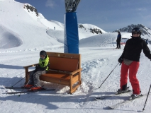 Pause am Hochalmlift