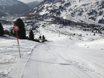 Blick auf die Zentralpiste