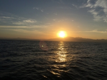 Sonnenuntergang am Roten Meer